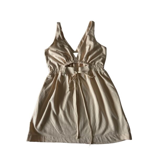 Alice McCall Nude Sport Cutout Cotton Mini Dress Women’s M - Picture 7 of 11